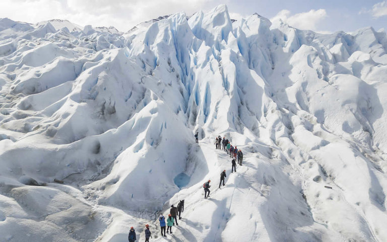 Mini trekking por el glaciar
